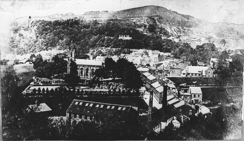 Bollington from Nancy side looking north