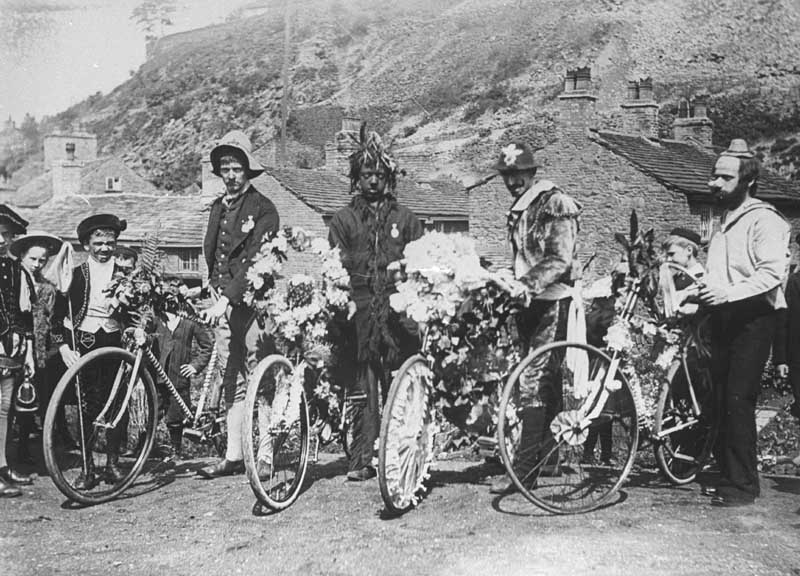Fancy dress bicycle parade