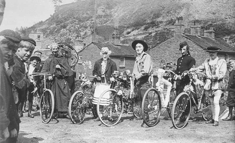 Fancy dress bicycle parade