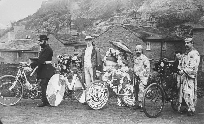 Fancy dress bicycle parade