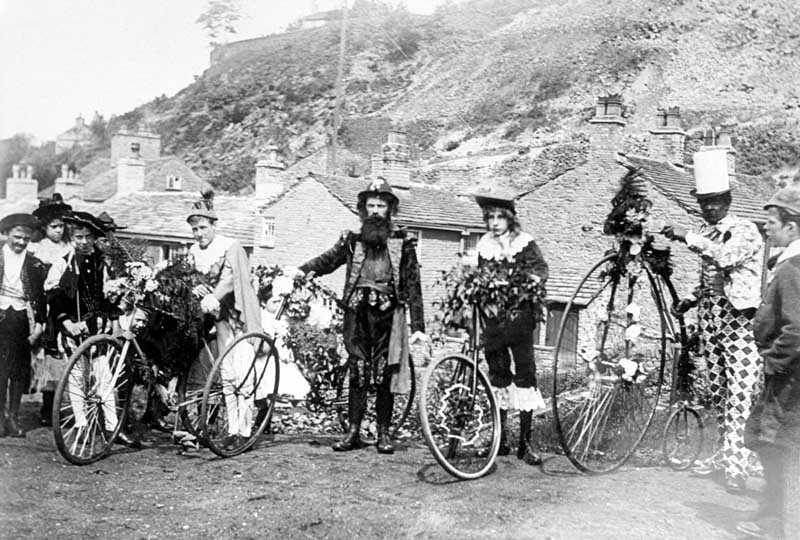 Fancy dress bicycle parade