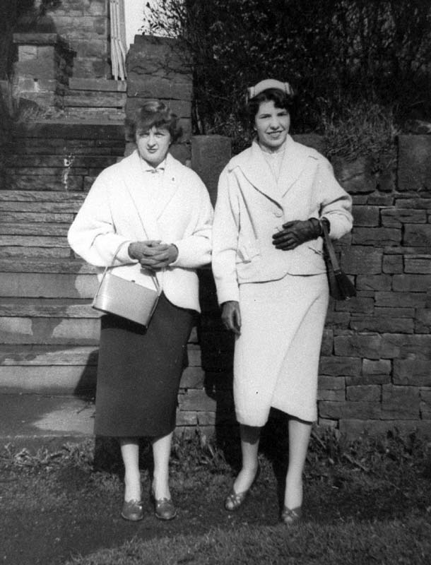 Betty & Jean Chadwick at the Country Cafe