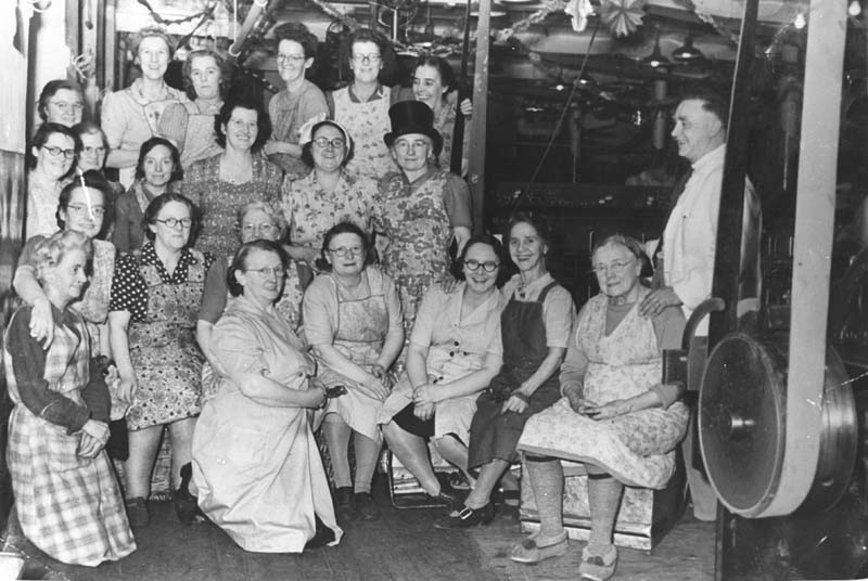 Workers at Clarence Mill