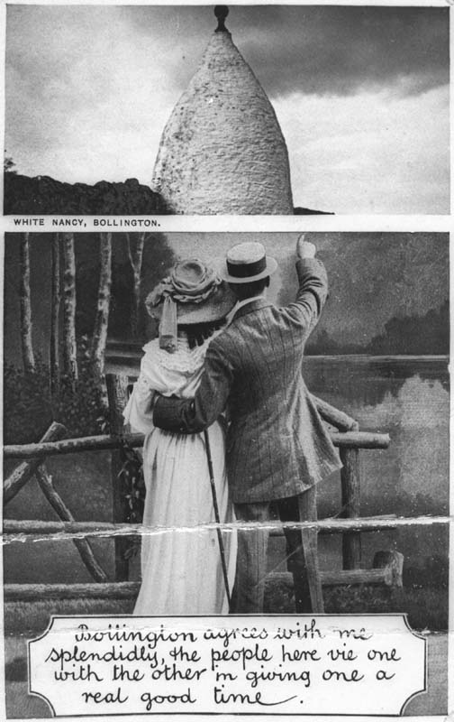 White Nancy, cheaky postcard