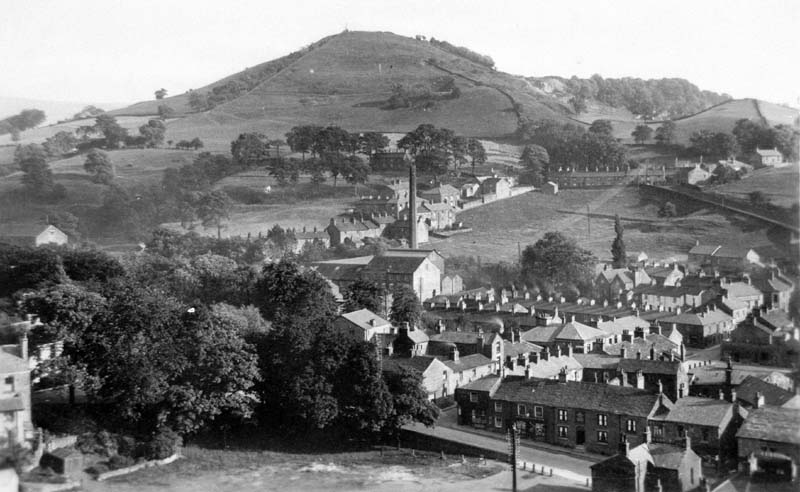 View of Bollington from Beeston