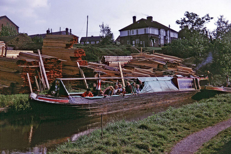 Canal Boat at 1974 Festival