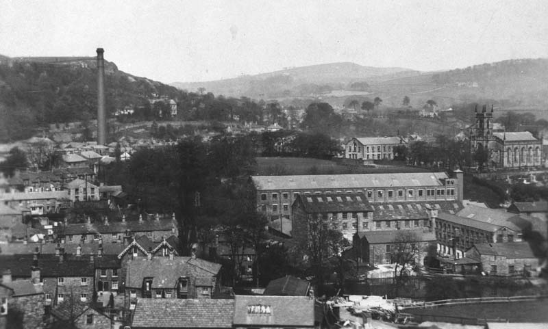 View over town