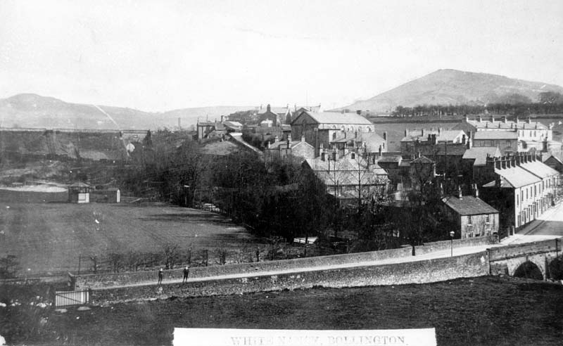 Looking over Adlington Road