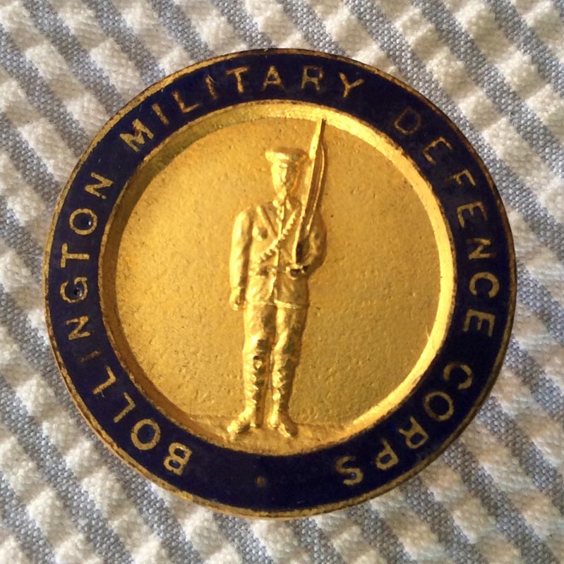 Bollington Military Defence Corps Medal
