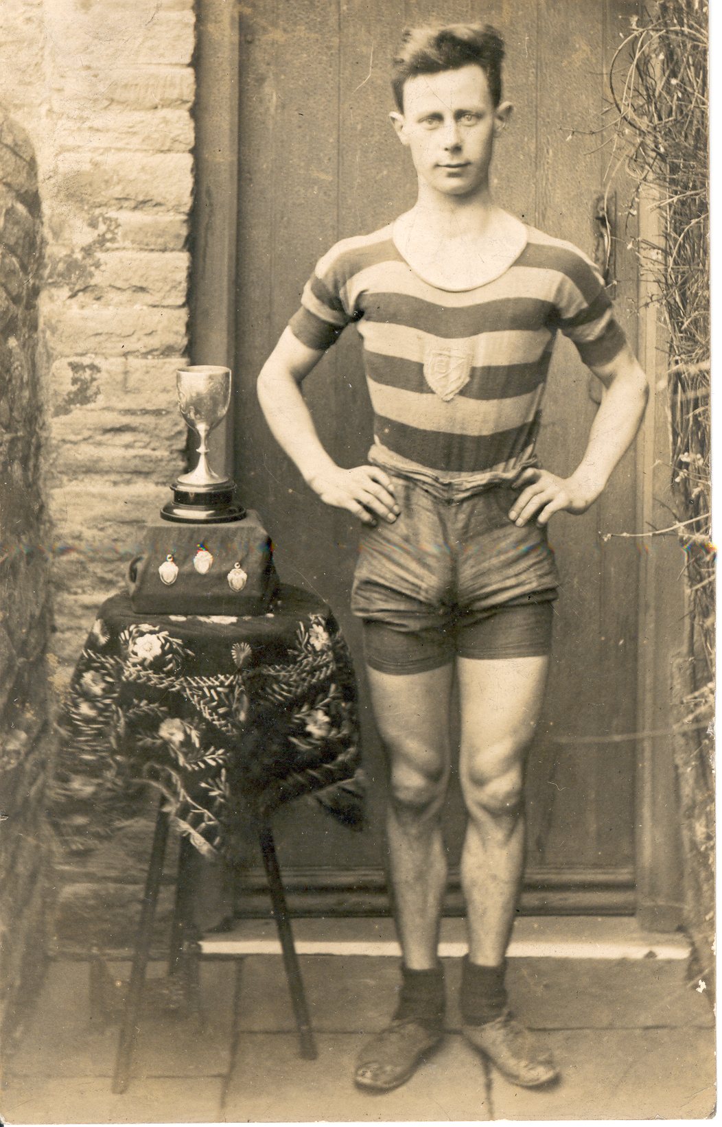Sportsman with trophy?